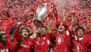 Vor 14 Jahren holte sich der FC Liverpool den Henkelpott, als die Reds den AC Milan auf sensationelle Weise im Elfmeterschießen bezwingen konnten.