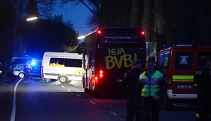 Das Spiel zwischen dem BVB und Monaco wurde nach einem Vorfall mit mehreren Explosionen neben dem Dortmunder Mannschaftsbus auf Mittwoch verschoben