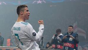 Cristiano Ronaldo erzielte das zwischenzeitlich 1:0 für Real Madrid gegen Paris Saint-Germain.