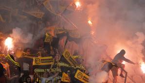 Die Fans von Borussia Dortmund sind bekannt dafür, dass ihr Support auf Auswärtsfahrten gerne einmal die Grenzen der Legalität sprengen