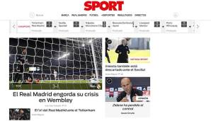 Die Real-Krise findet auch in der Sport Einzug. Ein Blick nach rechts verrät sogar: "Zidane hat die Kontrolle verloren"