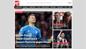SPORT BILD: Manuel Neuers Fehler kommt den Bayern teuer zu stehen. Manes Doppelpack sorgt für die Bayern-Klatsche gegen Klopp.