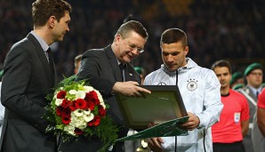 Lukas Podolski hat sich vom DFB-Team verabschiedet