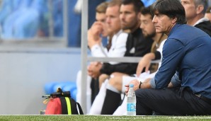 Bundestrainer Joachim Löw war mit dem Auftakt in den Confed Cup zufrieden