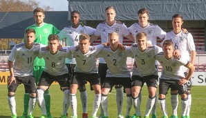 Die aktuelle U-19-Nationalmannschaft bei einem Test gegen Dänemark im Frühjahr 2017