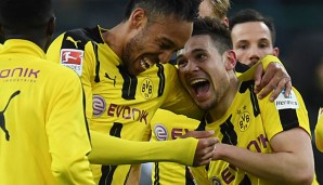 Borussia Dortmund kletterte in der Bundesliga dank des Sieges in Gladbach auf Rang drei