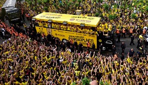 Borussia Dortmund: Fans feiern den Pokalsieg friedlich