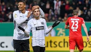 Eintracht Frankfurt steht im Viertelfinale des Pokals