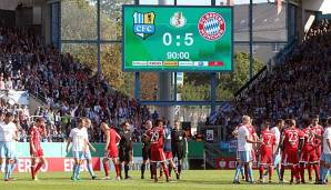 In Chemnitz gewann der FC Bayern souverän 5:0.