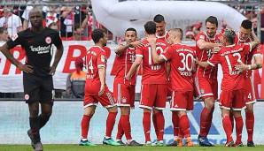Im Finale des DFB-Pokals trifft der FC Bayern auf Eintracht Frankfurt. Beim letzten Bundesliga-Duell vor drei Wochen siegte eine Münchener B-Elf souverän. Im Pokalfinale darf wieder die Bestbesetzung ran. So könnten beide Teams auflaufen.
