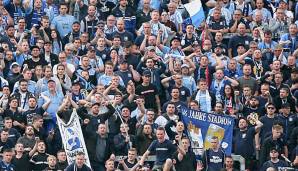 1860 München feiert den Aufstieg in Liga 3.