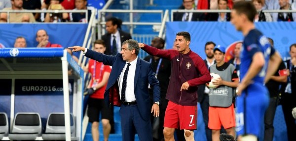 Cristiano Ronaldo versuchte sich im EM-Finale schlussendlich als Co-Trainer