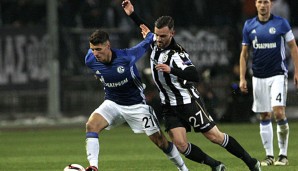 Schalke 04 gewann das Hinspiel in Saloniki souverän