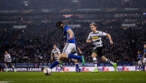 Schalke 04 und Borussia Mönchengladbach trennten sich im Hinspiel 1:1
