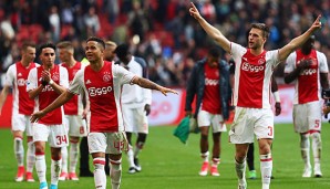 In der Eredivisie liegt Ajax knapp hinter Feyenoord