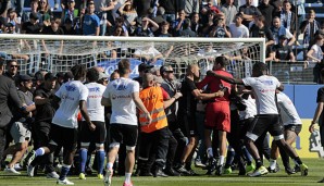Im Hinspiel zwischen Olympique Lyon und Bestiktas Istanbul gab es einige Tumulte