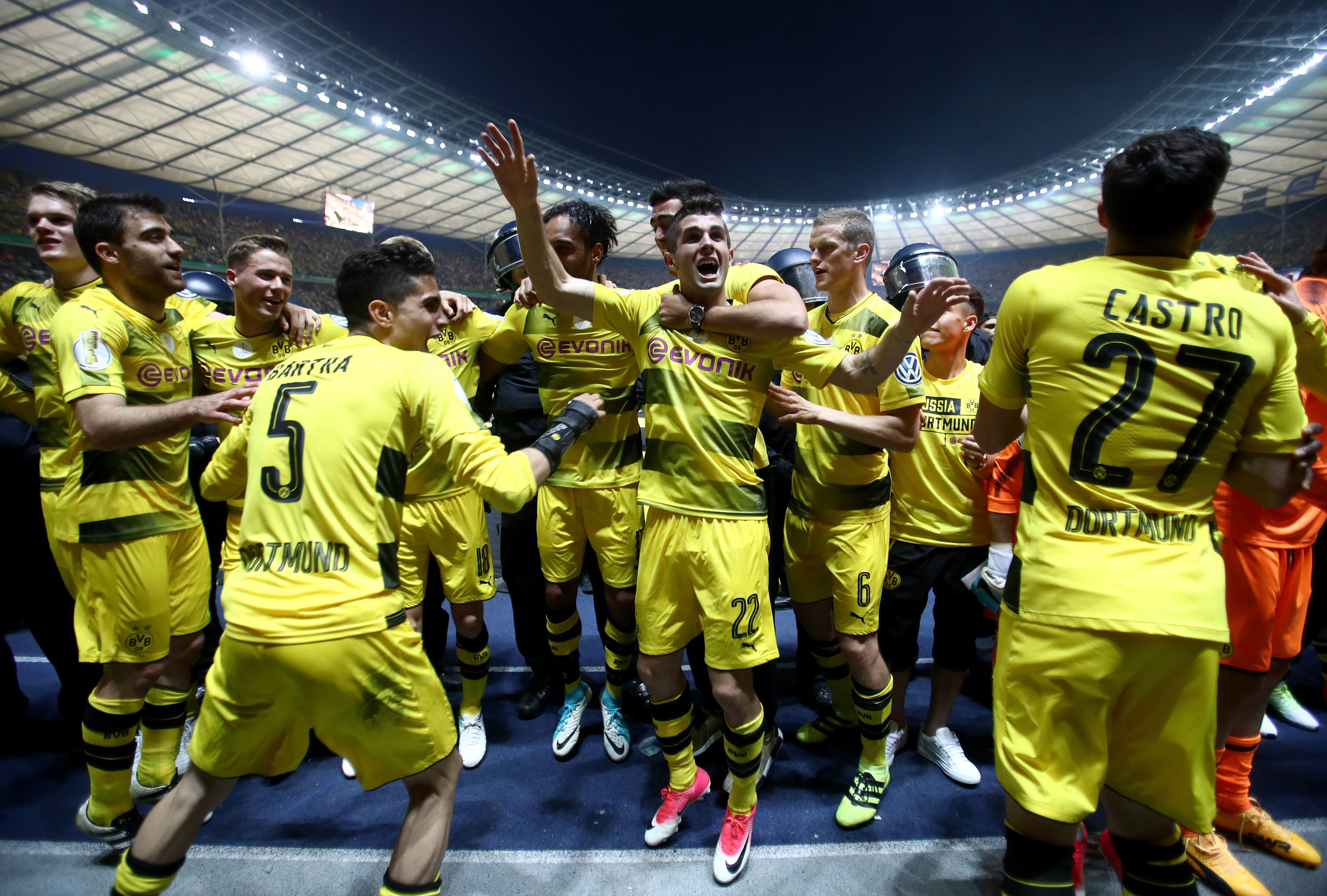 Dortmunds Pokaltriumph sorgt auch bei Hertha und Freiburg für Jubel