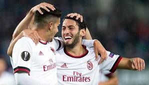 Andre Silva und Hakan Calhanoglu führten den AC Milan zu einem klaren 5:1-Erfolg