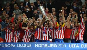 Atletico Madrid gewann 2010 die Europa League.