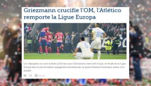 Le Figaro ging sogar weiter: "Griezmann kreuzigt Marseille."