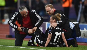 Simone Laudehr hat sich im Champions League-Finale am Knie verletzt