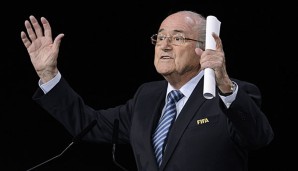 Joseph Blatter ist erneut zum Präsident der FIFA gewählt worden