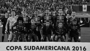Die Mannschaft von Chapecoense im Halbfinale der Copa Sudamericana