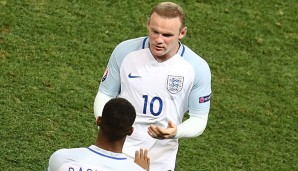 Marcus Rashford und Wayne Rooney spielen zusammen in der Nationalmannschaft