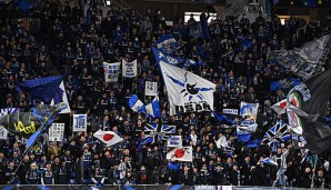 Die Fans von Gamba Osaka präsentierten am vergangenen Sonntag nicht in bester Manier