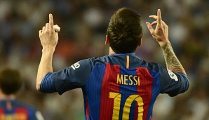 Lionel Messi traf öfter als jeder andere Stürmer in Europa