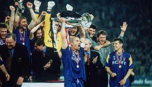 Zum zweiten Mal nach 1984/85 gewann die Alte Dame 1996 den Landesmeister-Cup bzw. die Champions League. Im Finale gewann man das erste Elfmeterschießen in einem CL-Finale überhaupt - gegen Ajax im Stadio Olimpico von Rom