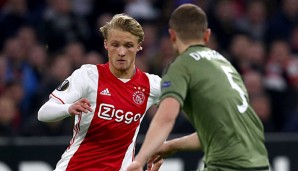 Kasper Dolberg hat mit Ajax Amsterdam das Europa-League-Finale verloren