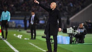 Zinedine Zidane kommt auch ohne einen weiteren Stürmer aus