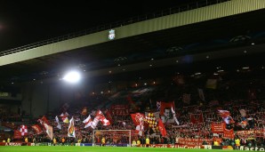 Platz 16: Anfield in Liverpool (54.074 Plätze)