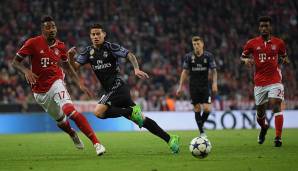 2017: James Rodriguez von Real Madrid zum FC Bayern München - zweijährige Leihe: 13 Millionen Euro Gebühr, anschließende Kaufoption über 42 Millionen Euro