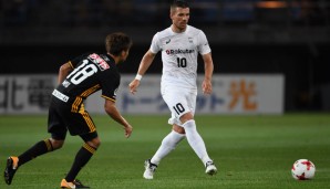 Lukas Podolski, Vissel Kobe: Der Wahl-Japaner hat auch in Fernost die 10 auf seinem Rücken stehen