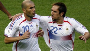 Im Schatten Zidanes hatte sich Franck Ribery in die Rolle des Shooting-Stars des Turniers gespielt