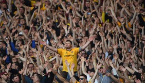 Platz 8: Dynamo Dresden (Deutschland), 28.878 Zuschauer durchschnittlich