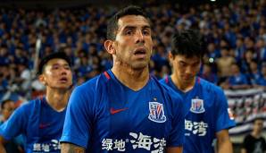 Carlos Tevez spielt seit Januar in der chinesischen Super League