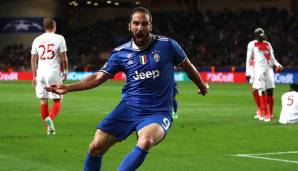 Platz 19: Gonzalo Higuain (Juventus Turin) - 30 Jahre - 2021 - 113.0