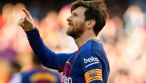 Platz 9: Lionel Messi (FC Barcelona) - 25 Tore / 98,4 Minuten pro Tor