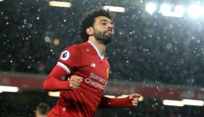 Platz 2: Mohamed Salah (FC Liverpool) - 28 Tore / 85,5 Minuten pro Tor