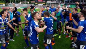 Völlig überraschend schnappte sich der TSV Hartberg den zweiten Platz in der Erste Liga. Mit dem neu reformierten Format der 12er-Liga reicht der Vizemeister-Titel ebenfalls zum Aufstieg, die zunächst fehlende Spiellizenz ist mittlerweile erteilt.