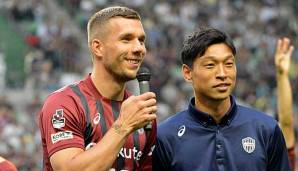 Lukas Podolski hat bei Vissel Kobe noch einen Vertrag bis 2019.