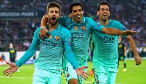 Platz 3: FC Barcelona (Saison 2016/2017) - Tore pro Spiel: 3,05