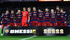 Platz 6: FC Barcelona (Saison 2015/2016) - Tore pro Spiel: 2,95