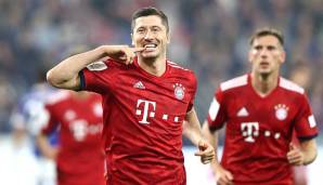 Platz 6 - Robert Lewandowski (FC Bayern): 11 Torbeteiligungen (10 Tore, 1 Torvorlage).
