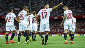 Platz 12 - Pablo Sarabia (FC Sevilla): 10 Torbeteiligungen (8 Tore, 2 Torvorlagen).