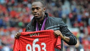 Usain Bolt betont immer wieder seine Zuneigung zu den Red Devils