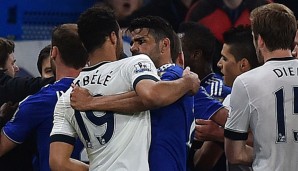 Moussa Dembele von Tottenham Hotspur ließ sich gegen Diego Costa zu einer Tätlichkeit hinreißen